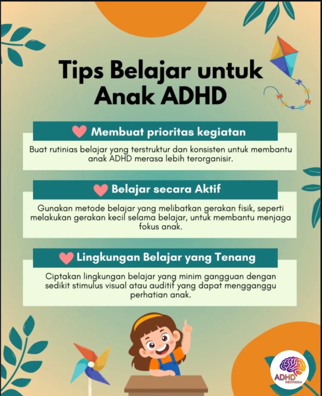 Strategi Belajar yang Cocok untuk Anak ADHD di Kabupaten Ogan Komering Ulu